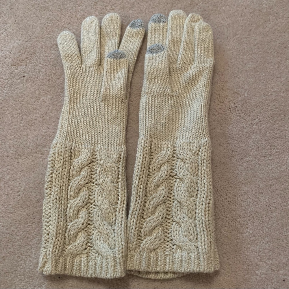 Ralph Lauren Tan Touch Screen Gloves - Picture 2 of 7